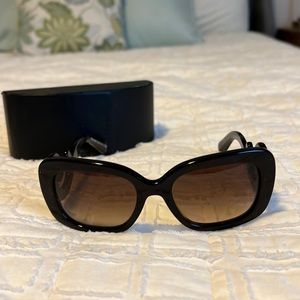 Prada sunglasses with swirl detail box included